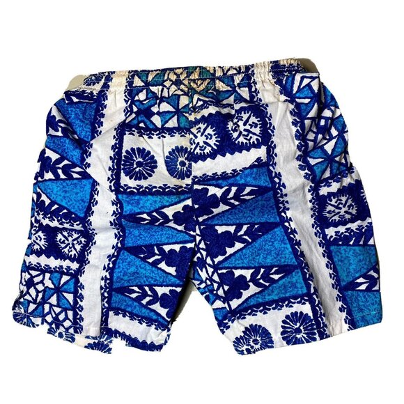 Vintage California Shores 1990s swim trunks shorts 26W x 16L rash guard STAINS - Picture 1 of 12